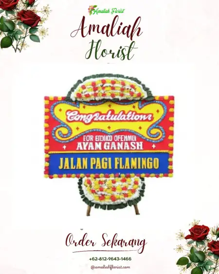 Sewa Papan Bunga Muara Baru